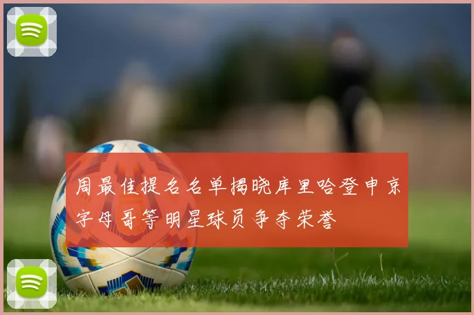 周最佳提名名单揭晓库里哈登申京字母哥等明星球员争夺荣誉